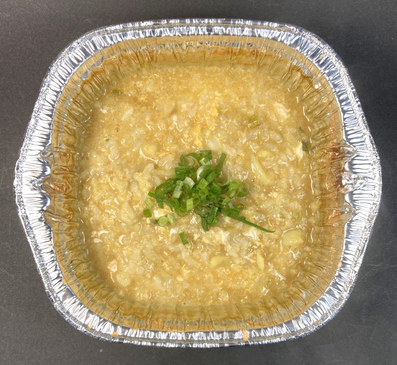 池田食品工業(株) 鍋焼カレーうどん ねぎ入りの残りスープでおじや