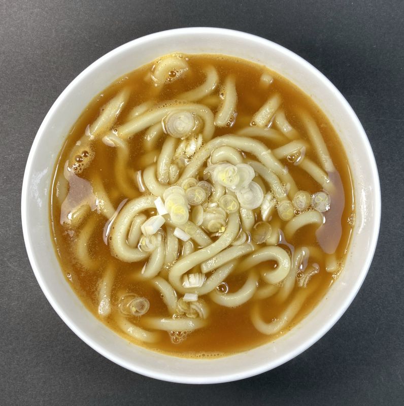 お蕎麦屋さんのカレーうどん完成