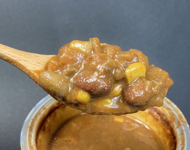 野菜MOTTO The CIHI CON CARNE CURRY 辛味 LEVEL4の具材紹介