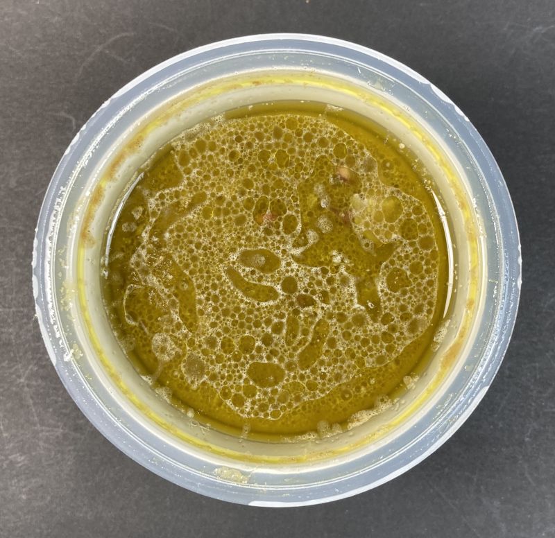 野菜をMOTTO The GREEN CURRY 辛味 LEVEL4の出来上がり