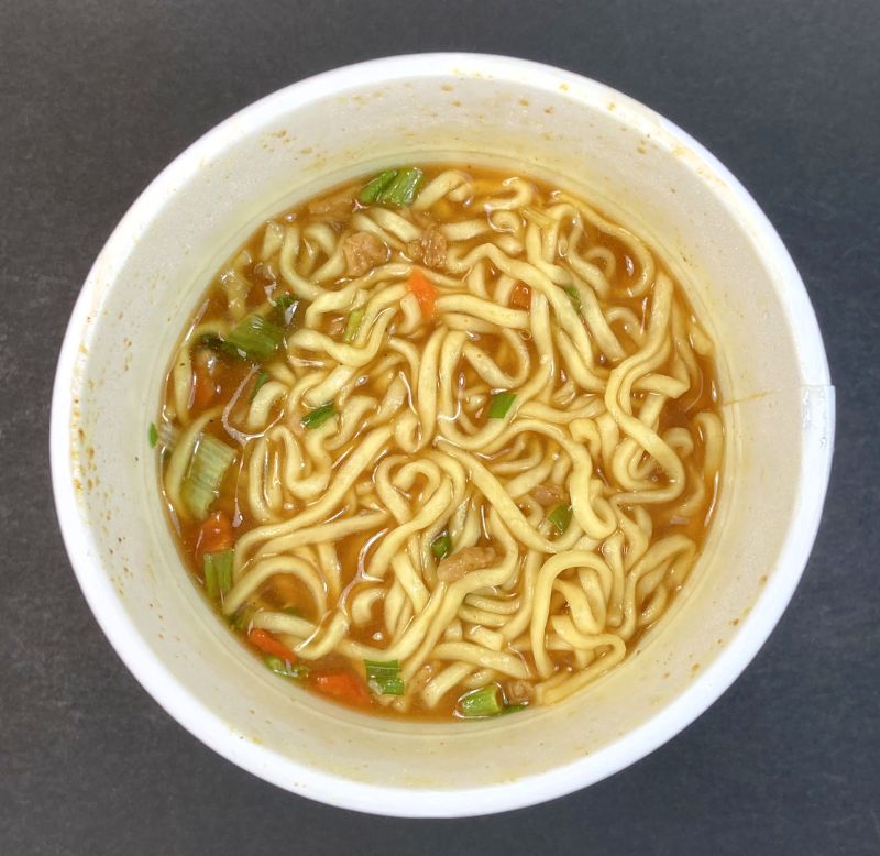 カレーラーメン スパイシーの完成