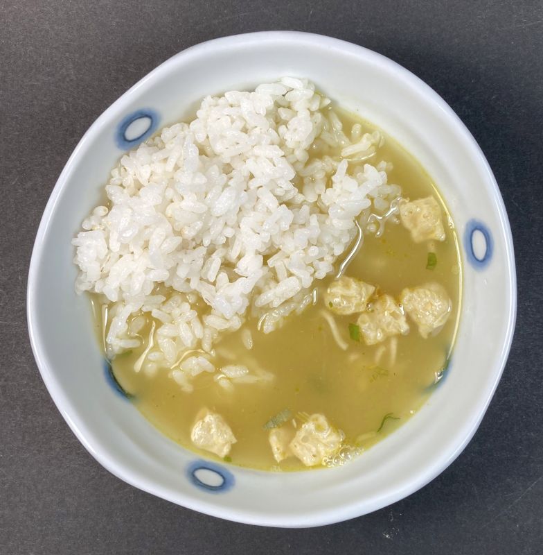 株式会社オーバーシーズ タイプレジデント グリーンカレーの残ったスープでカレーライス