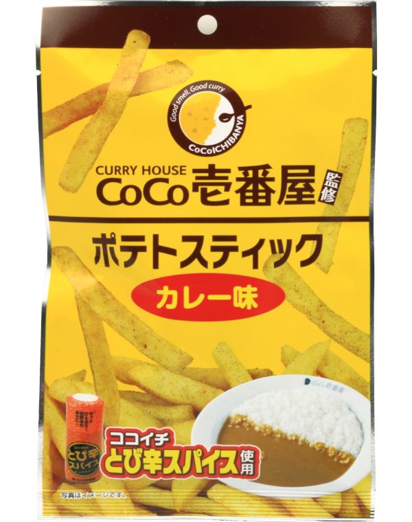 有限会社 味源 CoCo壱番屋監修 ポテトスティック カレー味 パッケージ画像