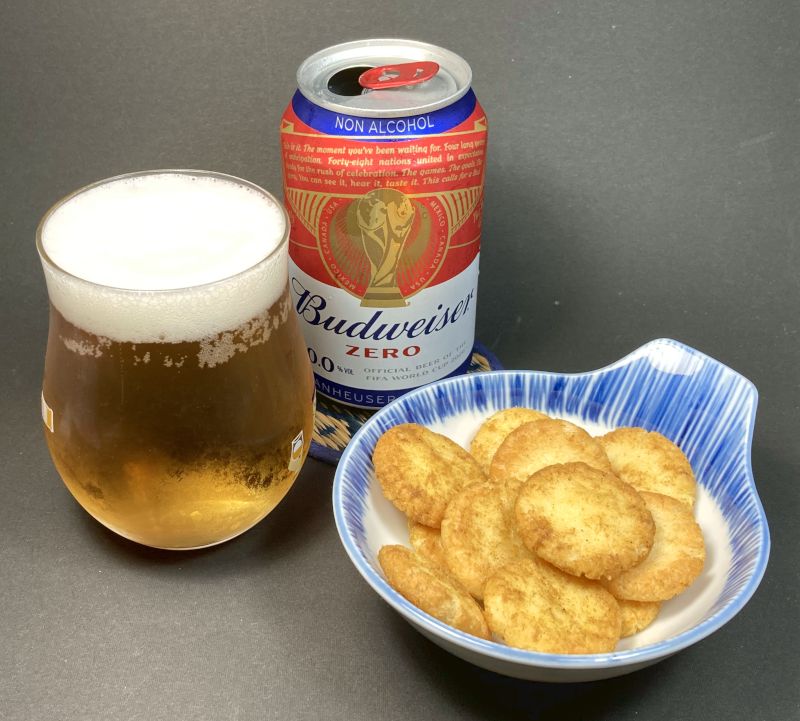たいめいけん カレーせんべい スパイシー味とbudweiser