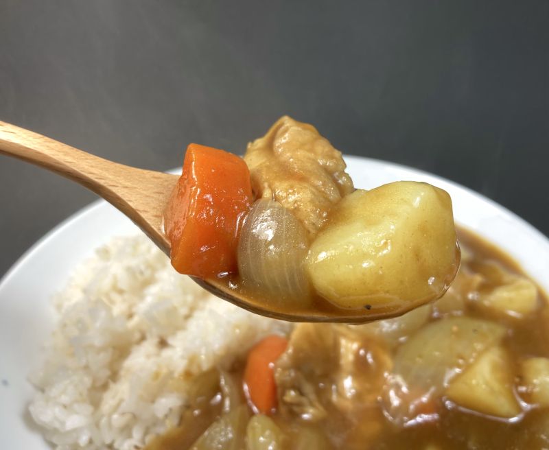 エスビー食品株式会社 おいしさギューッと とけ込むカレー 甘口の具材紹介