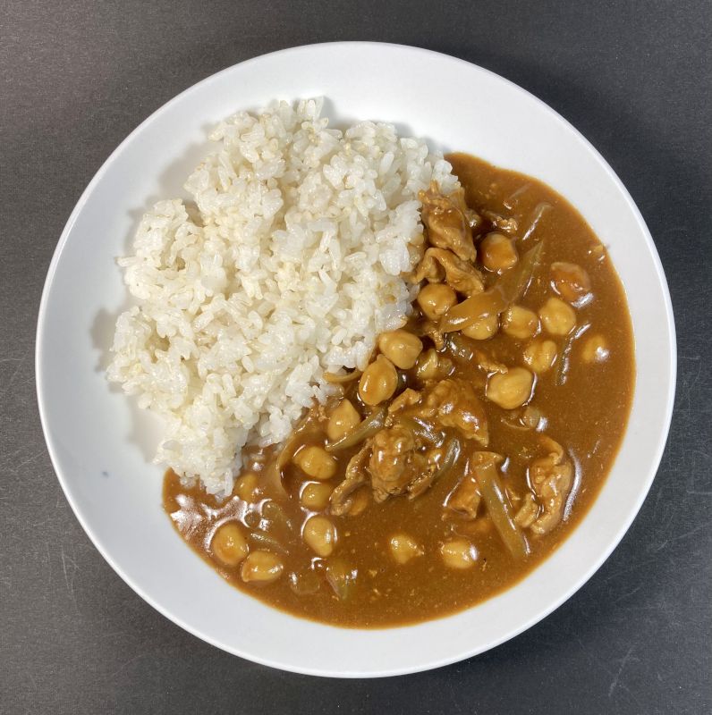 自然の味 カレールウ 中辛の完成