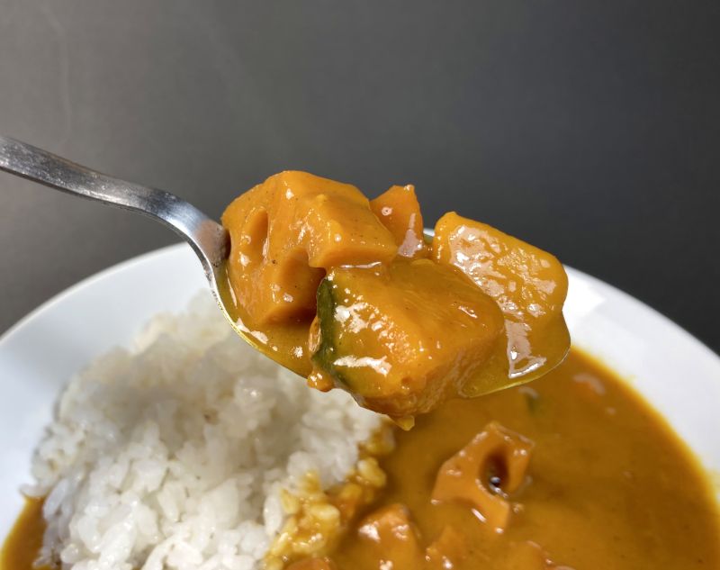 エスビー食品株式会社 1/2日分の野菜 かぼちゃと根菜カレー 中辛の具材紹介