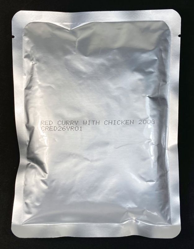 (株)アライドコーポレーション タイで食べた タイレッドカレーのパウチ表側