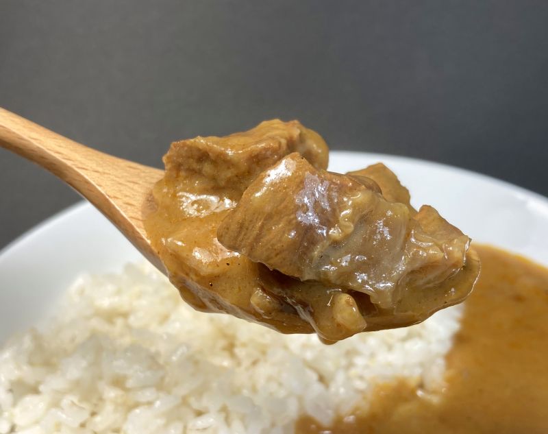 五島のやさしい 鯛だしカレー ビーフの具材紹介