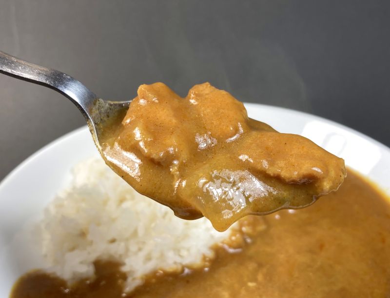 ハウスギャバン株式会社 CURRY ポークカレー レストラン用 180gの具材紹介