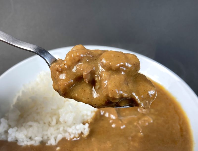 ハウスギャバン株式会社 ビーフカレー レストラン用 200g 中辛の具材紹介