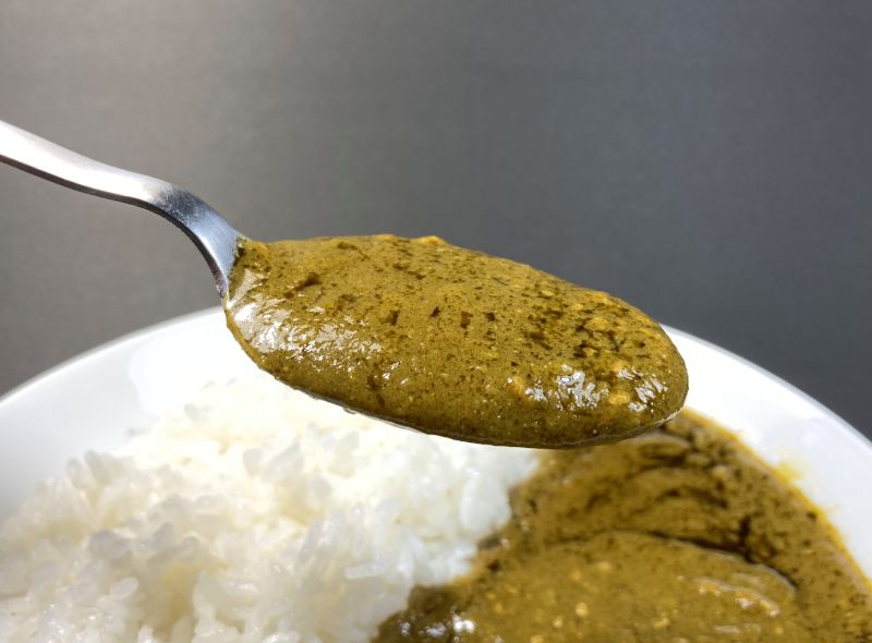 カゴメ株式会社 Plant Based 大豆ミートのほうれん草カレー 中辛の具材紹介