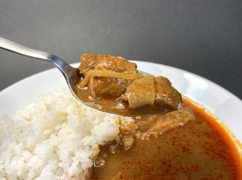 ゲーンハンレー 豚と生姜のタイ風カレーの具材