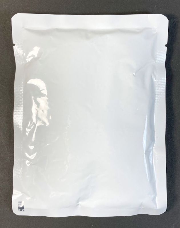 株式会社 mandrillus ココナッツとスパイス香る マンドリルの白いカレーのパウチ裏側