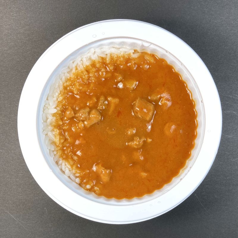 丸美屋 バターチキンカレーの完成