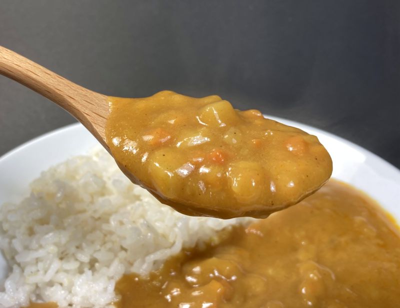 国産野菜のカレー やさしい甘口の具材紹介