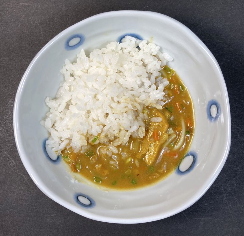 大塚食品株式会社 和のボンカレー 中辛の余ったルウでカレーライス
