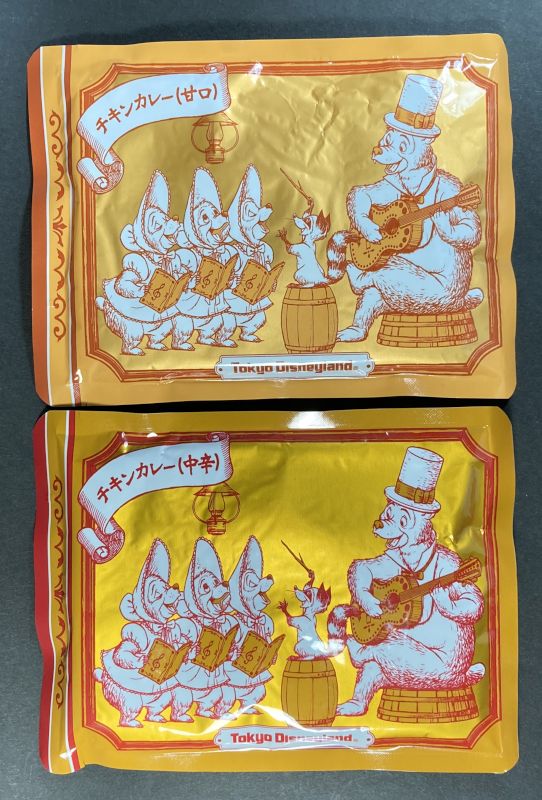 チキンカレー甘口と中辛