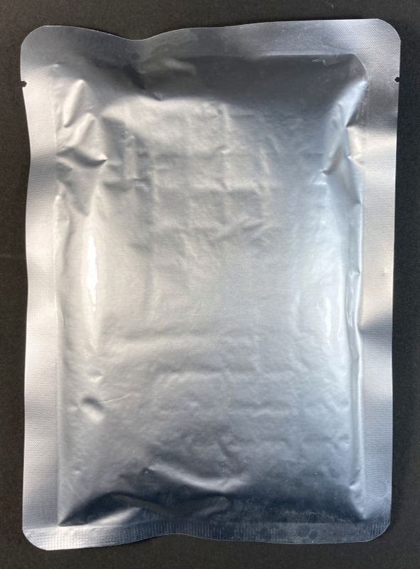 (有)高島食品 海祭り 大漁カレー 中辛のパウチ裏側